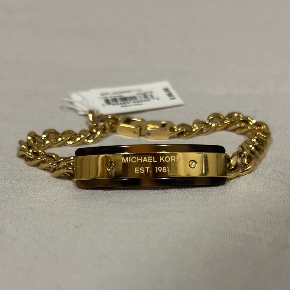 Michael Kors Logo Plaque Bracelet